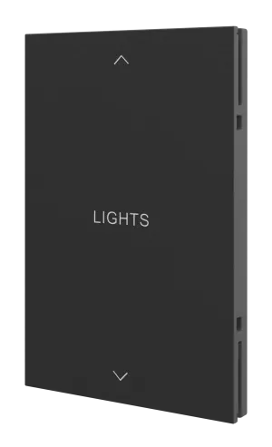 Crestron HZ2-BTNS-6-B ENGRAVED — Horizon® 2 Düğme Düzeneği, Stil 6, Özel İşlemeli, Siyah