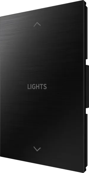 Crestron HZ2-BTNS-6-BR-BLK ENGRAVED — Horizon® 2 Düğme Düzeneği, Stil 6, Özel İşlemeli, Fırçalanmış Siyah