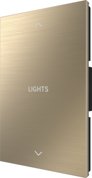 Crestron HZ2-BTNS-6-BR-BRASS ENGRAVED — Horizon® 2 Düğme Düzeneği, Stil 6, Özel İşlemeli, Fırçalanmış Pirinç