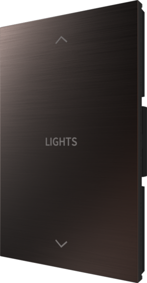Crestron HZ2-BTNS-6-DRK-BRZ ENGRAVED — Horizon® 2 Düğme Düzeneği, Stil 6, Özel İşlemeli, Koyu Bronz
