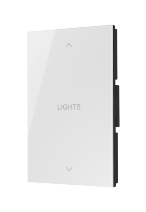 Crestron HZ2-BTNS-6-GLASS-W ENGRAVED — Horizon® 2 Düğme Düzeneği, Stil 6, Özel İşlemeli, Beyaz Cam