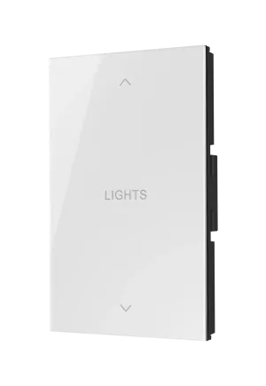 Crestron HZ2-BTNS-6-GLASS-W ENGRAVED — Horizon® 2 Düğme Düzeneği, Stil 6, Özel İşlemeli, Beyaz Cam