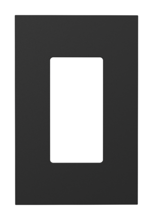Crestron HZ2-FP-G1-D1-B — Horizon® 2 Ön Panel, 1 Grup, 1 Dekoratör, Siyah