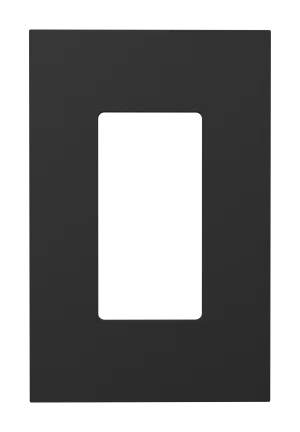 Crestron HZ2-FP-G1-D1-B — Horizon® 2 Ön Panel, 1 Grup, 1 Dekoratör, Siyah