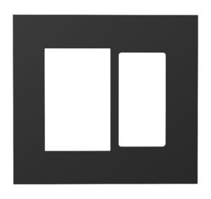 Crestron HZ2-FP-G2-D1-B — Horizon® 2 Ön Panel, 2 Gruplu, 1 Dekoratörlü, Siyah