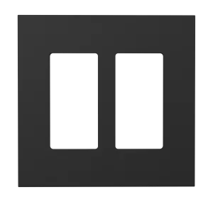 Crestron HZ2-FP-G2-D2-B — Horizon® 2 Ön Panel, 2 Gruplu, 2 Dekoratörlü, Siyah