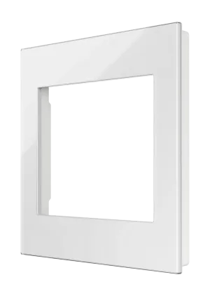 Crestron HZ2-FP-G2-GLASS-W — Horizon® 2 Ön Panel, 2 Gruplu, Beyaz Cam