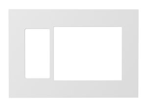 Crestron HZ2-FP-G3-D1-W - Horizon® ön panelleri, tuş takımları, dimmerler ve anahtarla
