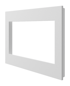 Crestron HZ2-FP-G3-W — Horizon® 2 Ön Panel, 3'lü, Beyaz