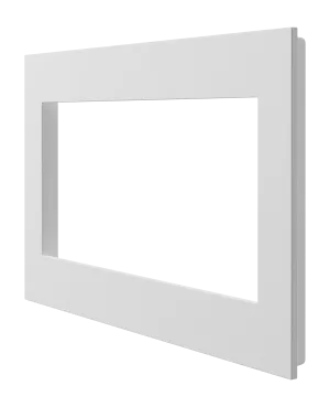 Crestron HZ2-FP-G3-W — Horizon® 2 Ön Panel, 3'lü, Beyaz