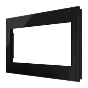 Crestron HZ2-FP-G4-GLASS-B — Horizon® 2 Ön Panel, 4'lü, Siyah Cam