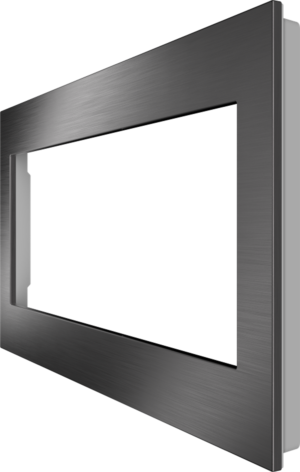 Crestron HZ2-FP-G4-W-DRK-NKL — Horizon® 2 Ön Panel, 4'lü, Koyu Nikel