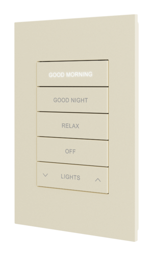 Crestron HZ2-KPCN-A ENGRAVED — Cresnet® İletişimli Horizon® 2 Tuş Takımı, Özel İşlemeli, Badem