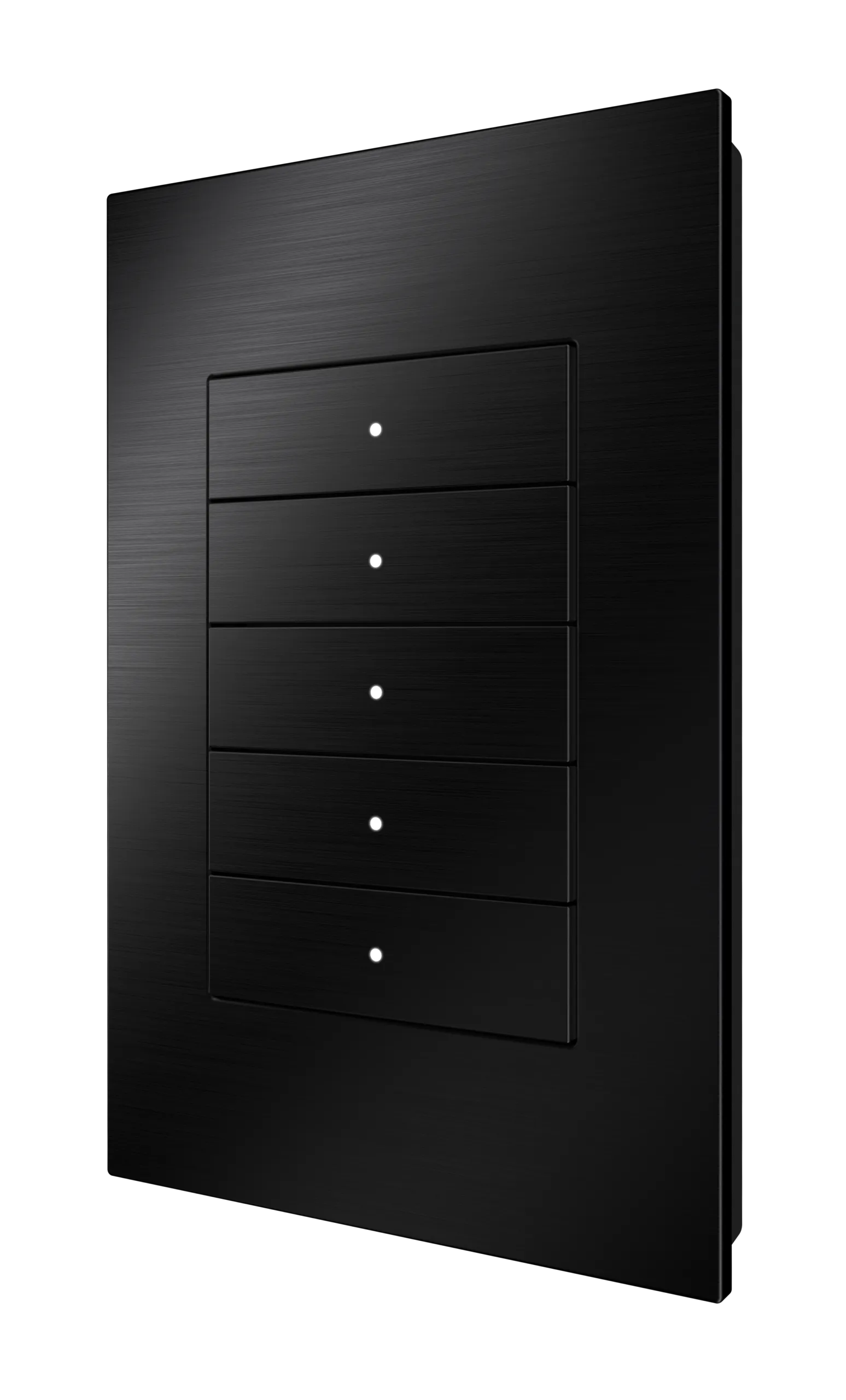 Crestron HZ2-KPCN-BR-BLK — Cresnet® İletişimli Horizon® 2 Tuş Takımı, Standart Kazınmış, Fırçalanmış Siyah