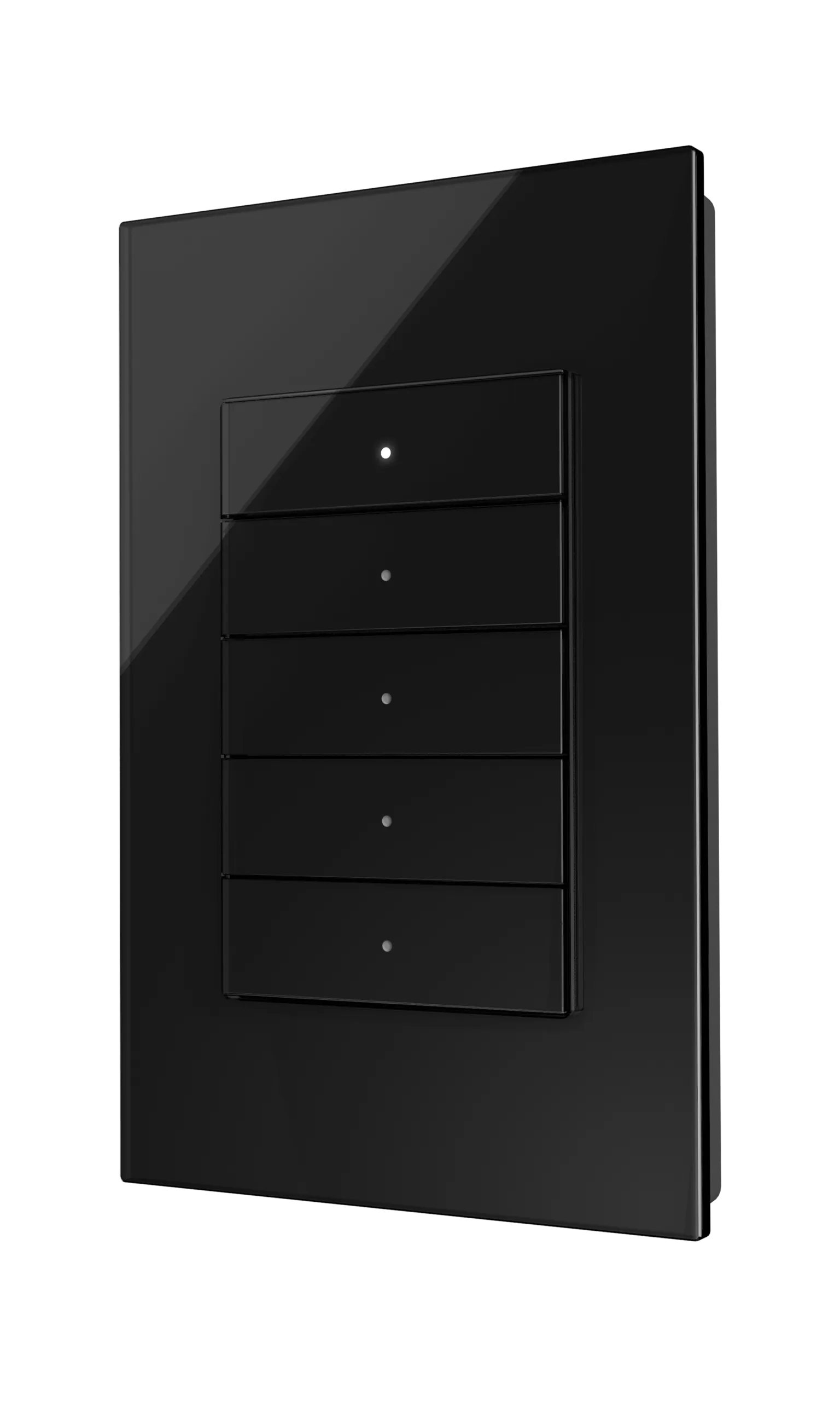 Crestron HZ2-KPCN-GLASS-B — Cresnet® İletişimli Horizon® 2 Tuş Takımı, Siyah Cam