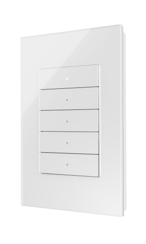 Crestron HZ2-KPCN-GLASS-W - HZ2‑KPCN tuş takımı, evdeki aydınlatma, gölgeleme, ses ve di