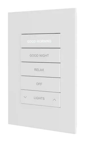 Crestron HZ2-KPCN-W-ENGRAVED - HZ2-KPCN, ev genelinde aydınlatma, gölgeleme, ses ve diğer o