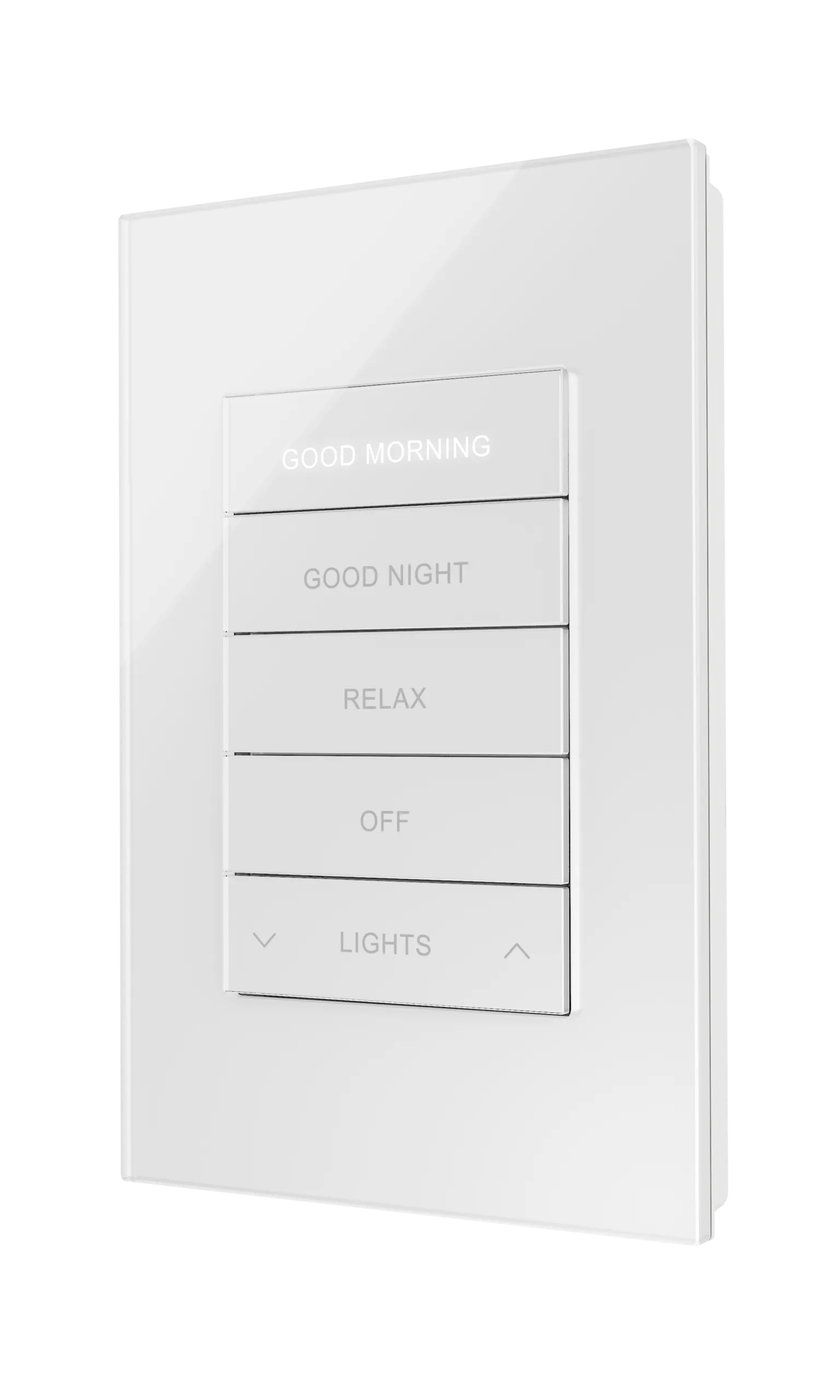 Crestron HZ2-KPEX-GLASS-W-ENGRAVED - HZ2-KPEX, evdeki aydınlatma, gölgeleme, ses ve diğer olanakl