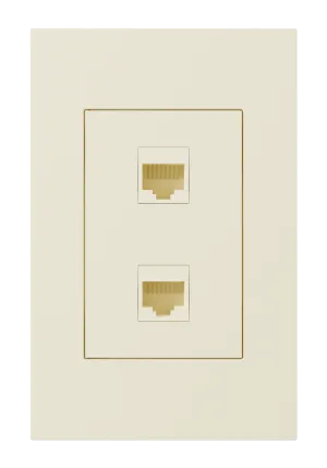 Crestron HZ2A-KEY2-A — Horizon® 2 Kilit Taşı Plakası, 2 konumlu, Badem