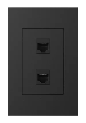 Crestron HZ2A-KEY2-B — Horizon® 2 Kilit Taşı Plakası, 2 konumlu, Siyah