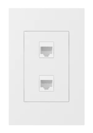 Crestron HZ2A-KEY2-W — Horizon® 2 Keystone Plakası, 2 konumlu, Beyaz