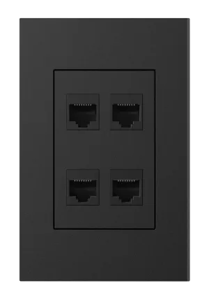 Crestron HZ2A-KEY4-B — Horizon® 2 Kilit Taşı Plakası, 4 konumlu, Siyah