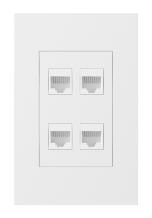 Crestron HZ2A-KEY4-W - HZ2A-KEY, 1, 2 veya 4 kilit taşı modülünü kabul eden bir Hor