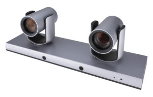 Crestron IV-CAMHK-12-SLVR-1B — 1 Beyond Hawk™ Çift Kameralı Hoparlör Takip Çözümü, 12x Optik Yakınlaştırma