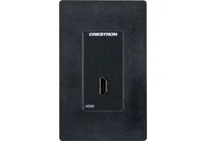 Crestron MP-WP152-B — Medya Sunum Duvar Plakası - HDMI®, Siyah