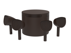 Crestron REFERENCE-OD4-1-4-S10-BRZ-T-KIT - Referans 4.1 Yatay Çözüm, Bronz Dokulu, Dört adet 4 inç Uydu
