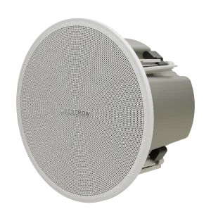 Crestron SAROS DM-NAX-IC4A-W — Saros® 3 inç Aktif Tam Aralıklı Tavan İçi PoE+ Hoparlör, DM NAX® IP Üzerinden Ses Desteği