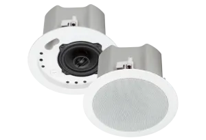 Crestron SAROS-ICI4T-W-T-EACH - Saros® Integrator 4” 2 Yollu Tavan İçi Hoparlör, Beyaz Dokul