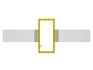 Crestron SPKA-NCTP-IW4X8 — Referans IW4X8 Duvar İçi Hoparlörler için Yeni İnşaat Hoparlör Şablonları, 1 Çift