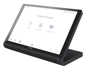 Crestron TS-1070-GV-B-S — 10,1 inç Masaüstü Dokunmatik Ekran, Devlet Sürümü, Siyah Pürüzsüz