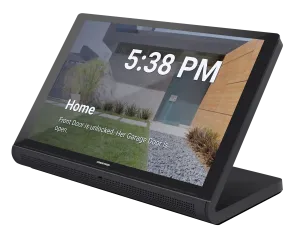 Crestron TS-1070R-B — 10,1 inç Masaüstü Dokunmatik Ekran, Crestron Home® İşletim Sistemi Sürümü, Siyah