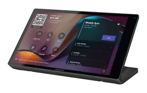 Crestron TS-1080-UC-B — 10,1 inç Masaüstü Dokunmatik Ekran, Birleşik İletişim Sürümü
