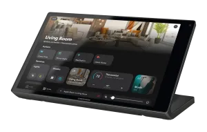 Crestron TS-1080R-B — 10,1 inç Masaüstü Dokunmatik Ekran, Crestron Home® İşletim Sistemi Sürümü, Siyah [Temmuz 2026'da g
