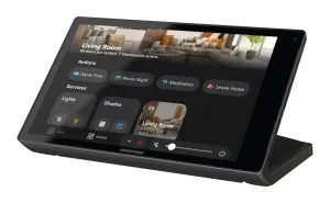 Crestron TS-880R-B — 8,1 inç Masaüstü Dokunmatik Ekran, Crestron Home® İşletim Sistemi Sürümü, Siyah [Temmuz 2026'da gel