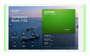 Crestron TSS-1070-T-W-S-LB KIT — Microsoft Teams® Yazılımı için 10,1 inç Oda Planlama Dokunmatik Ekranı, White Smooth, b