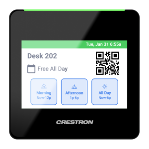Crestron TSS-470E-B-T — 3,5 inç Masa Planlama Dokunmatik Ekran, Siyah Dokulu