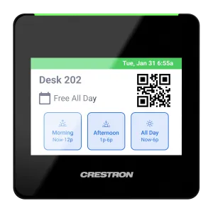 Crestron TSS-470E-B-T — 3,5 inç Masa Planlama Dokunmatik Ekran, Siyah Dokulu
