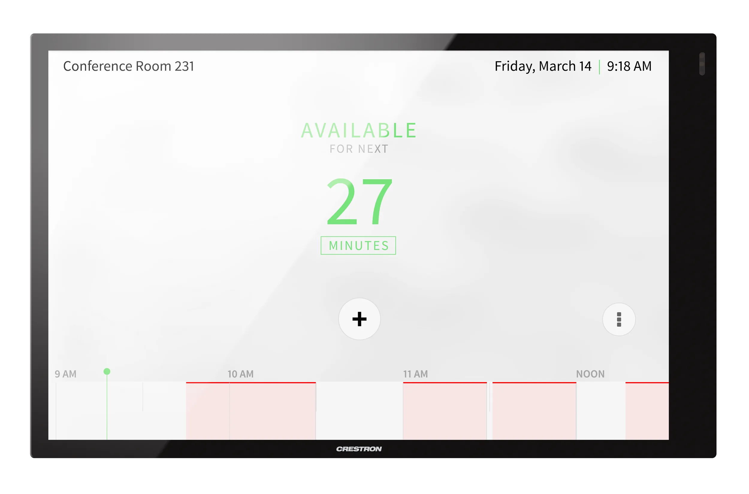 Crestron TSW-1070-B-S — 10,1 inç Duvara Monte Dokunmatik Ekran, Siyah Pürüzsüz