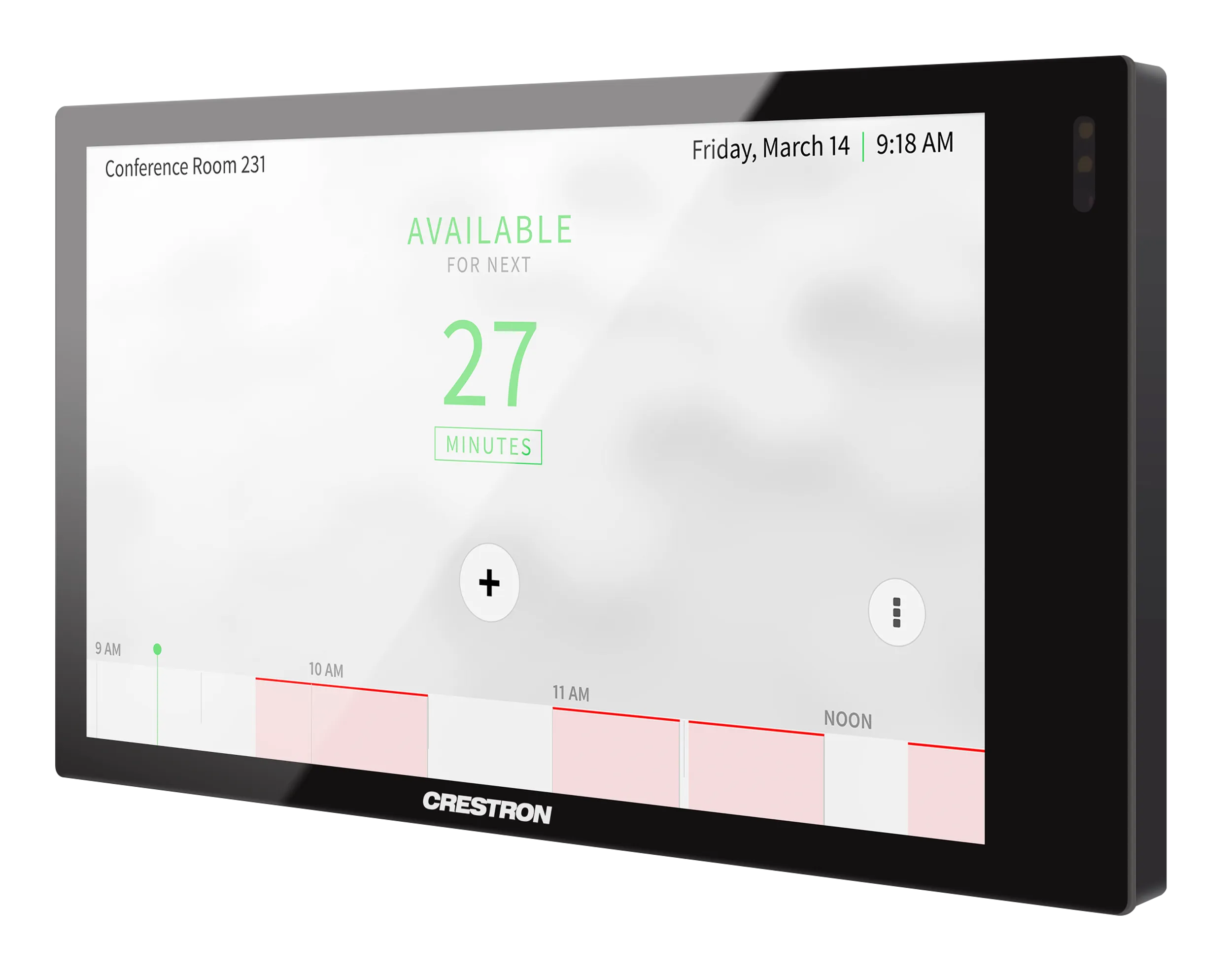 Crestron TSW-570-B-S — 5 inç Duvara Monte Dokunmatik Ekran, Siyah Pürüzsüz — görsel 2