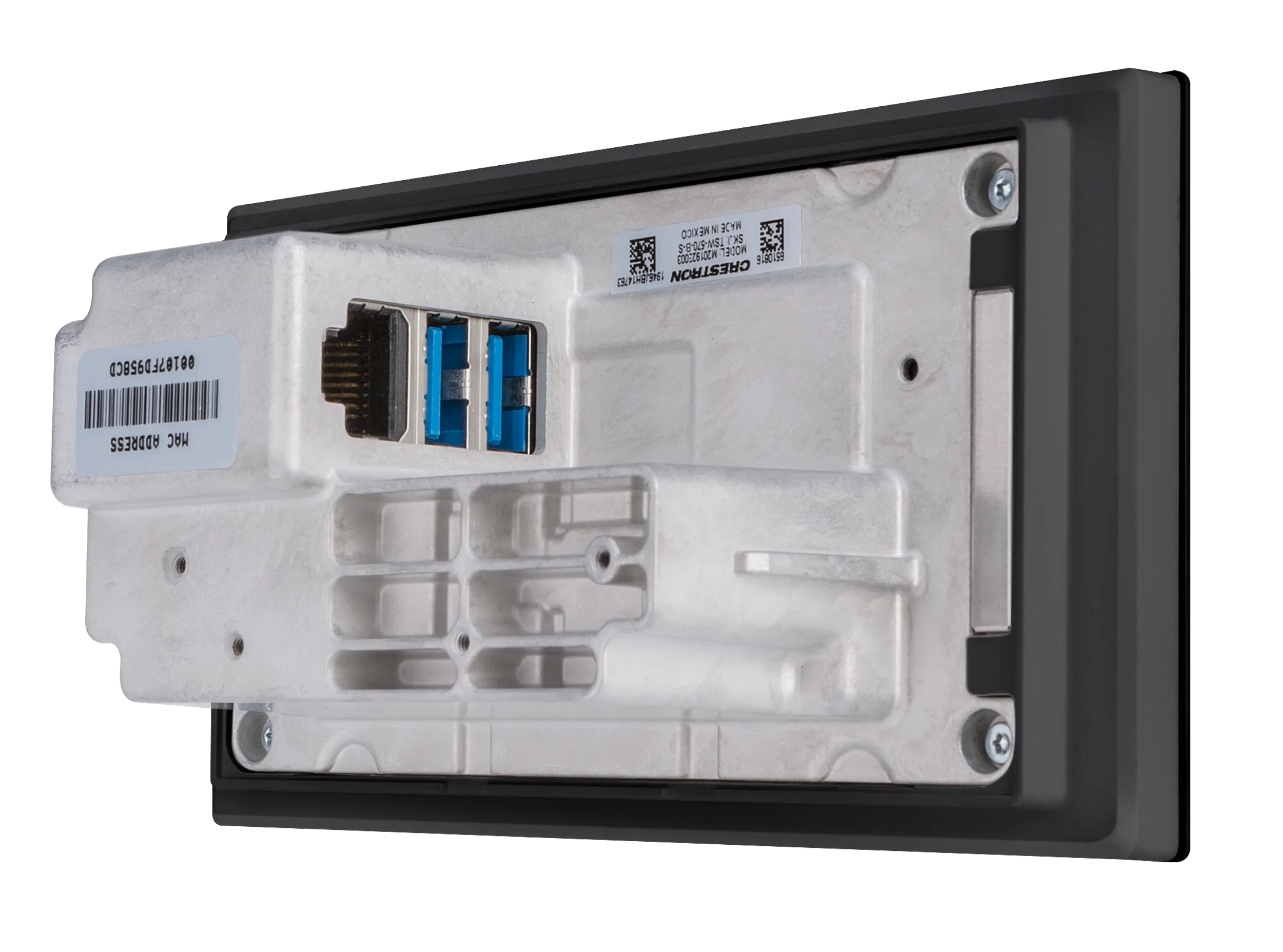 Crestron TSW-570-B-S — 5 inç Duvara Monte Dokunmatik Ekran, Siyah Pürüzsüz — görsel 3