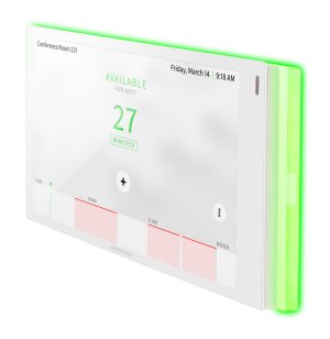 Crestron TSW-770-LB-W-S - Odanın müsaitlik durumunu 180° görsel olarak göstermek için