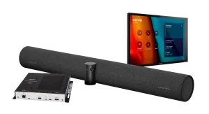Crestron UC-BX31-T-WM — Jabra® PanaCast® 50 Video Bar ve Microsoft Teams® Odaları için Duvara Monte Kontrol Arayüzüne sa