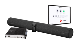 Crestron UC-BX31-Z-WM — Jabra® PanaCast® 50 Video Bar ve Zoom Rooms™ Yazılımı için Duvara Monte Kontrol Arayüzüne sahip