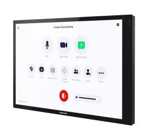 Crestron UC-C100-Z-WM — Zoom Rooms® Yazılımı için Duvara Monte Kontrol Arayüzüne sahip Crestron Flex Video Konferans Sis
