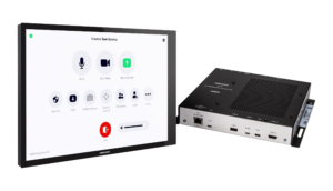 Crestron UC-CX100-PRO-Z-WM — Zoom Rooms® Yazılımı için Duvara Monte Kontrol Arayüzüne sahip Crestron Flex Gelişmiş Video