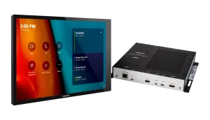 Crestron UC-CX100-T-WM — Microsoft Teams® Odaları için Duvara Monte Kontrol Arayüzüne sahip Crestron Flex Gelişmiş Video